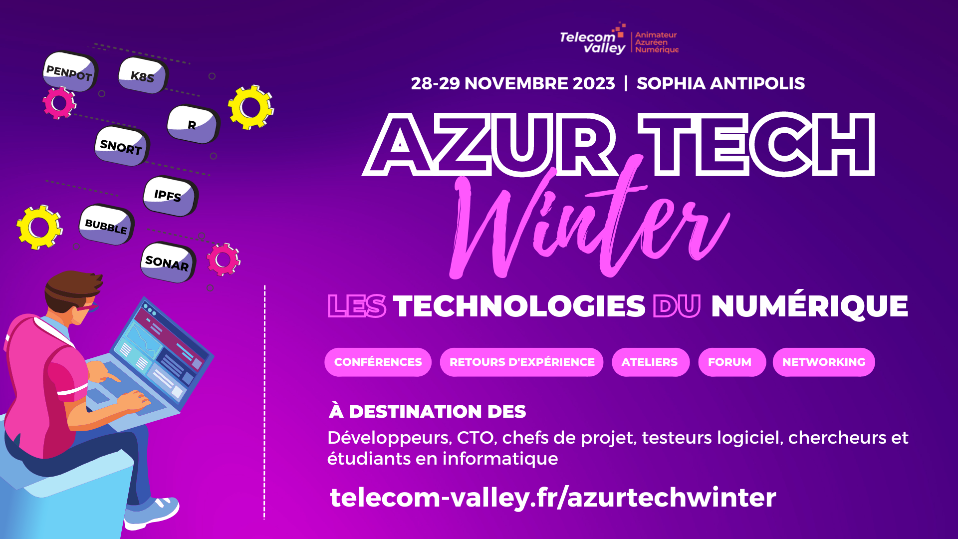 Appel à orateurs - Azur Tech Winter "Les technologies du Numérique"
